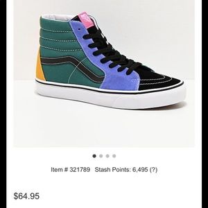 Sold Sk8-Hi Mix and Match Vans